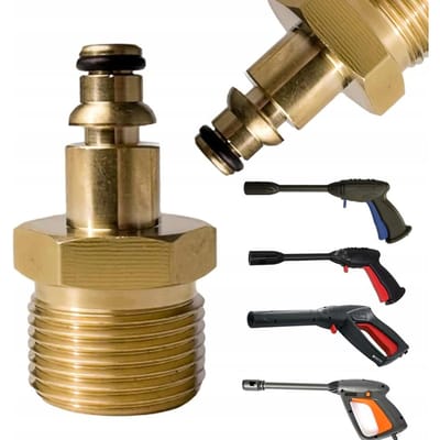 Rosfix Adapter Vervanging - M22x1,5 Draad Ø14 mm - Messing, Corrosiebestendig - Geschikt voor Bosch, Black&Decker