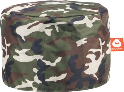 Whoober zitzak poef Rhodos outdoor camouflage - Wasbaar - Voor binnen en buiten