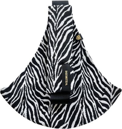 Wildride® Kinderdrager Zebraprint Zwart - Lichtgewicht & Draagbaar - Heupdrager Voor Kinderen van 9 Maanden tot 4 Jaar - Draagzak voor Baby en Peuter - Baby Carrier - Tot 20 kg