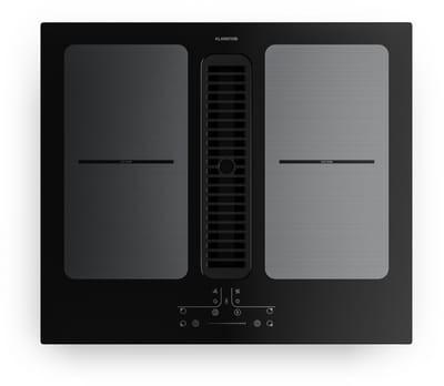 Klarstein Inductiekookplaat Full House met afzuiging - 60 cm, 4 zones, flexzones, 7335 W boost, geïntegreerde downdraft afzuiging 530.1m³/h, touch control, timer, kinderslot, glaskeramiek, zwart - Induction Hob - Inductie Kookveld
