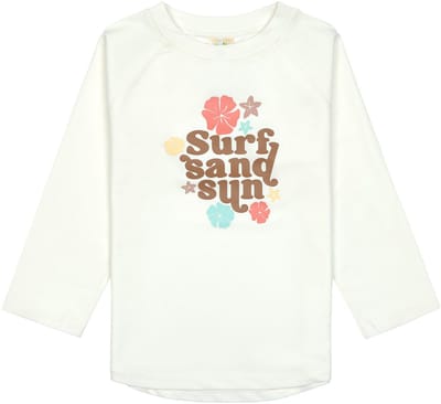 Lässig SPF UV-Shirt longsleeve - Rashguard Flowers sea salt