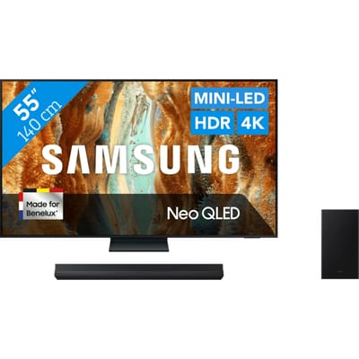 Samsung 55" Neo QLED QN73F 4K (2025) + Samsung HW-B66CF (2025)