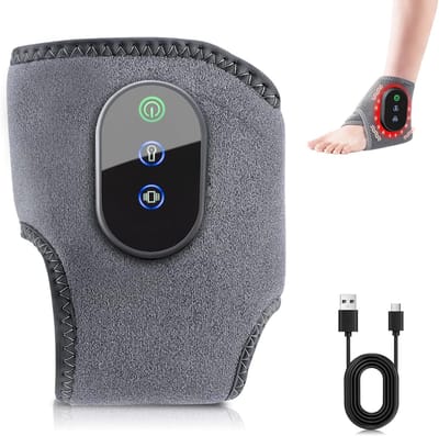 Voetmassageapparaat - Enkelmassage apparaat - Ontspanning thuis - 3 trillingsmodi - Compact ontwerp
