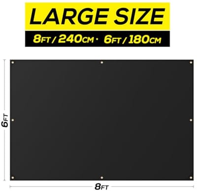 Heavy Duty lasdeken 1,8 x 2,4 m - Siliconen Gecoate Glasvezel Branddeken voor Professioneel Lassen en Snijden