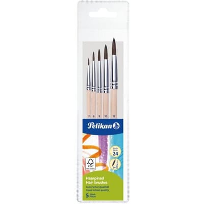 Pelikan 701549, Penseelset, Gesorteerd, Ponyhaar