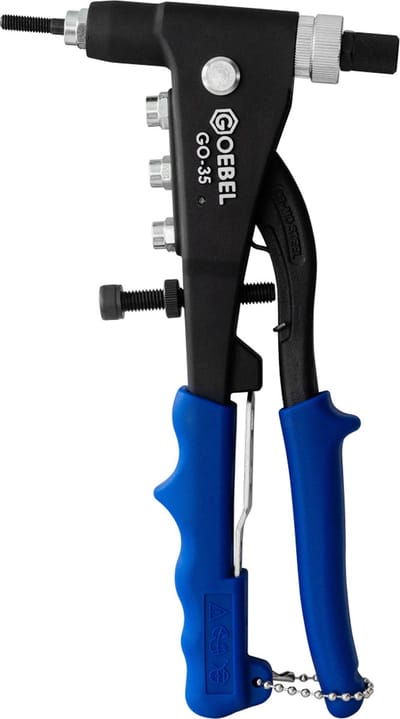 GOEBEL® - GO-35 Hand-Blindklinkmoerentang Blindklinkmoerenn en Blindklinkbouten Handtang Werkbereik M3 / M4 / M5 / M6