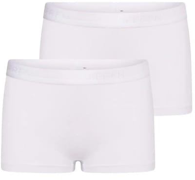 2-pak Comfort feeling katoen meisjes boxershort - - Meisjes ondergoed - Meisjes onderbroek - 176 - Wit