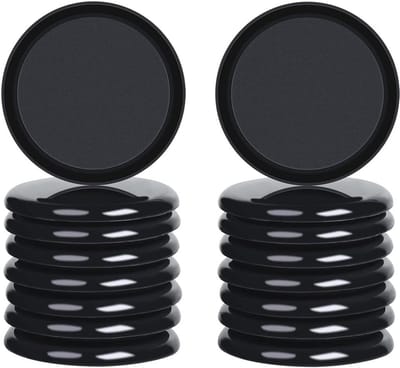 Teflon Meubelglijders voor Tapijt - Zwart - 89mm - 16 Stuks