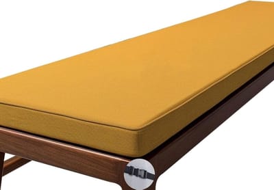 Bankkussenhoes - Stoelkussenhoes Tuinbank - Buiten Zitten - Waterdicht Antislip - 130 x 50 cm - Groen