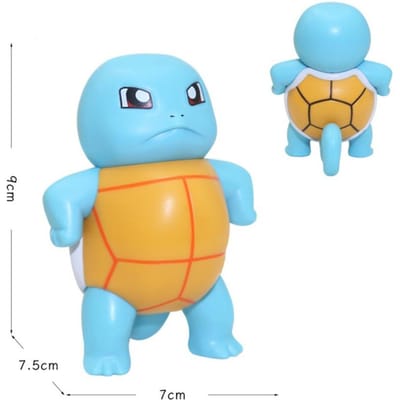 Pokemon Psyduck Model Anime Periferie Schattige Eend Handgemaakt Model Bureau Decoratie Auto Ornament Verzamel Speelgoed PVC Model Poppetje Cadeau blue