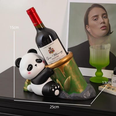High-end Niche Panda Home Sleutels Veranda Opberging Hars Ornamenten voor Huis Woonkamer Kantoor Bureau Decoraties