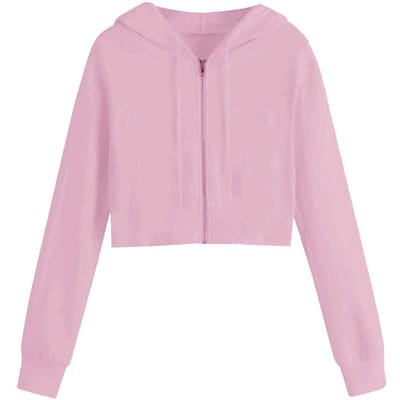 Miso Dames/Dames Full Zip Hoodie (Roze)
