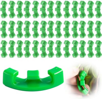 40 stuks plantentrainingsclips met lage stress 90 graden voor training met lage stress voor het kweken van plantenstelen, knoppen en buigmachines voor tuinieren, takken, wijnstokken, plantenclips,