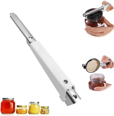 Handige Flesopener voor Ouderen met Artritis en Handzwakte, Compact en Veelzijdig, Ideaal voor Flessen en Blikjes, 1 Stuk, Zwart