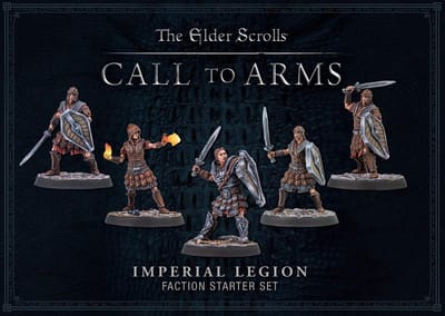 The Elder Scrolls: Call To Arms - Imperial Legion Hard Starter set - Miniature Game - Ongeschilderd