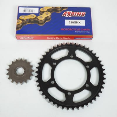 Kit chaîne Axring pour Moto Yamaha 1000 Yzf R1 Sp 2010 17x45 Neuf