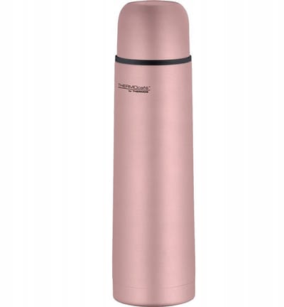 RVS fles 1L - Roze/Goud - Lange Warmtebehoud