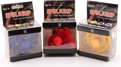 Toys & trends Springing Flip Spinner - Rubber uni assorti kleur