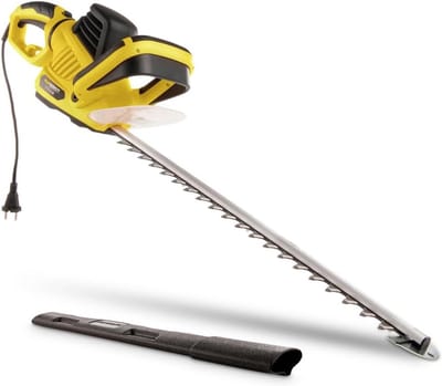 Powerplus Electric Hedge Trimmer POWXG20080 - 600 W Electric Hedge Trimmer 610 mm Blade and 20 mm Cutting Spacing, Garden Tools for Cutting Shrubs, Hedges and Plants