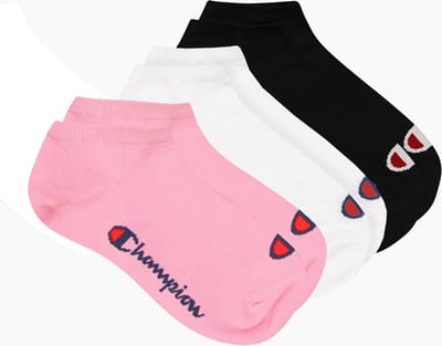 3 paar Champion sneakersokken maat. 35 - 46 Unisex sneaker korte sokken