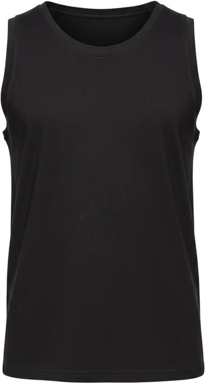 OMBRE Tanktop - Regular Fit - Katoen - Mouwloos Zwart S