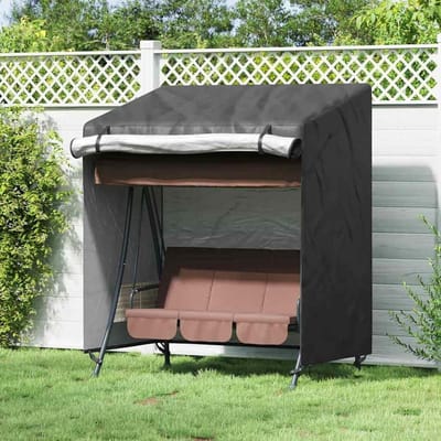 Schommelhoes - Tuinhoes - Bescherming Buitenmeubel - Waterdichte Oxford Stof - 135 x 100 x 165 cm - Zwart