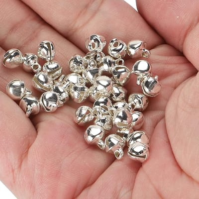 300 Stuks Kleine Kerstbelletjes van 6mm voor Sieraden, Armbanden en Feestdecoraties