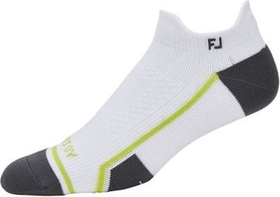 Footjoy Heren Golfsokken Tech D.R.Y. Roll Tab Wit Kort 41-46