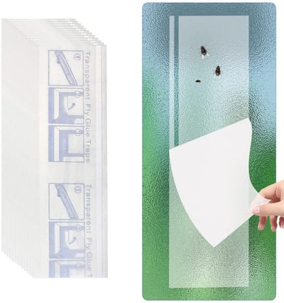 Dailygoods- Vliegenval Gifvrij - Effectieve Vliegenvanger - Insectenval - Milieuvriendelijk - Transparant - Veilig voor Kinderen en Huisdieren - Insectenvanger