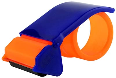 Tapesnijder - Tapehouder - Tapedispenser - Stevig en duurzaam - Eenvoudig in gebruik - Bespaart tijd en moeite - Voor productverpakkingen - Lichtgewicht en draagbaar - 16*6 cm - Blauw