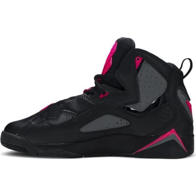 Jordan True Flight Zwart Donkergrijs Dodelijk Roze GS 342774-009 38.5