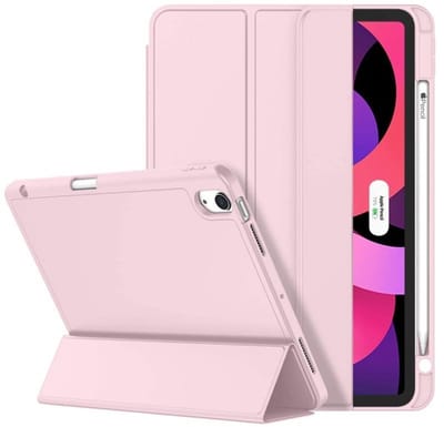 Mobiq - Flexibele Trifold Hoes geschikt voor iPad Air 11 inch (2025) - roze