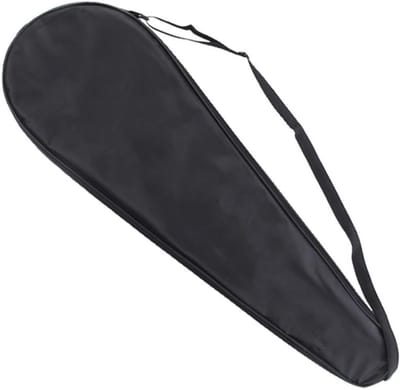 SnelShoppen - Waterdichte badmintonracket tas - Sport schoudertas voor 2 rackets - Oxford doek, verstelbare schouderband, 70x22x2.5 cm, ideaal voor ba