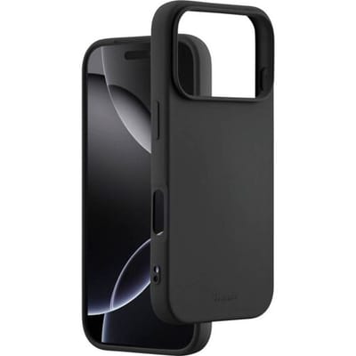 Hama hoesje geschikt voor Iphone 17 Pro - Fantastic Feel cover - Zwart