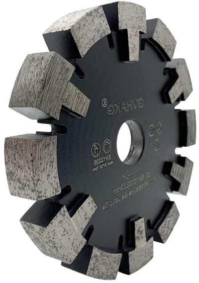 Diamantfrees - Vloerfrees blad - Ondervloer Frezen - T-Beschermsegment - 130 mm - Zwart