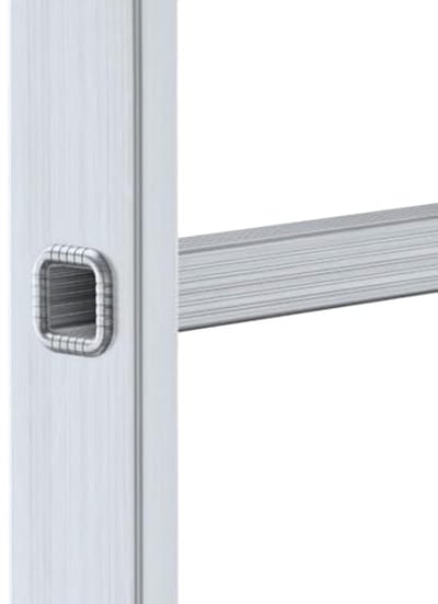 Multifunctionele Aluminium Stepladder - Vouwladder Tot 150 kg - Veilig en Duurzaam