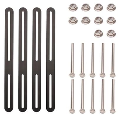 Bevestigingsset voor brievenbussen - 4 stuks - 280 x 24 mm - Duurzaam en Veelzijdig