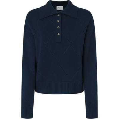 Pepe Jeans Idris Trui Blauw M Vrouw
