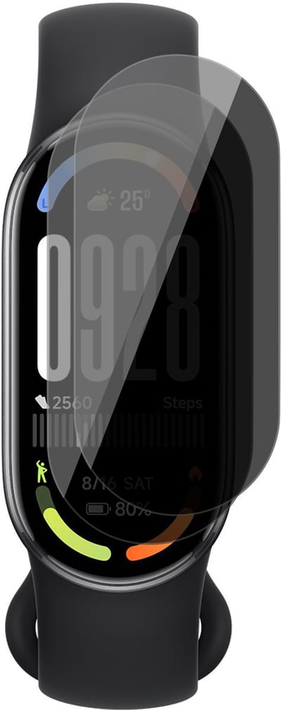 Privacy Screenprotector geschikt voor Xiaomi Smart Band 10 - 1x FlexGuard Screen Protector
