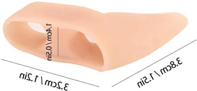 4 Paar Kleine Tussentoe Separatoren voor Correctie van Hamertenen en Overlap Tenen, Bescherming en Comfort (Wit)