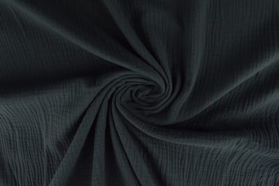 10 meter double gauze - Donkergrijs - 100% katoen