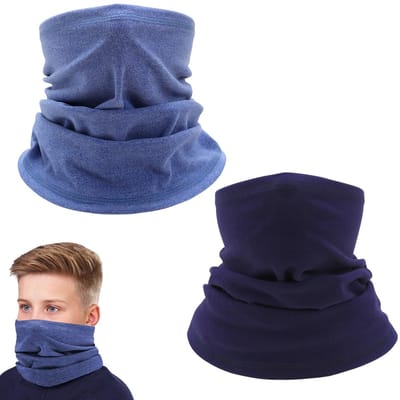 Dailygoods- Colsjaal 2 Stuks - Multifunctionele Halswarmer - Winter Nekwarmer - Ademend en Warm - Geschikt voor Kinderen - 30 x 20 cm