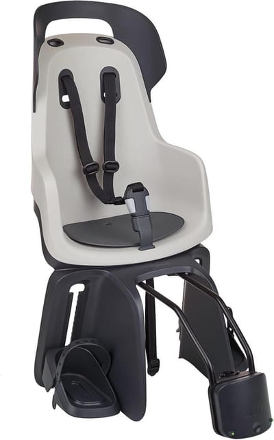 Kinder Fietsstoeltje - Achterzitje - Veilig Vervoer - Verstelbaar Liggend Systeem - 26-29 inch - Vanille Cupcake