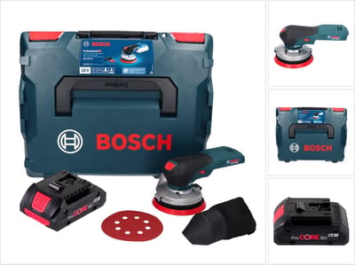 Bosch GEX 18V-125 Professionele snoerloze excenterschuurmachine 18 V 125 mm borstelloos + 1x ProCORE accu 4.0 Ah + L-BOXX - zonder oplader