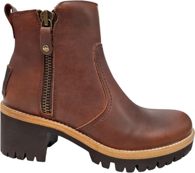 Panama Jack Pauline B10 Napa Cuero Bark Boots Bruin Gevet Leer Dames - Bruin - 39