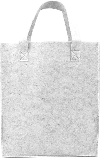 Set van 3 Wasbare Vilt Tassen voor Documenten en Winkelen - Duurzame Canvas Tas voor Advertenties en Creatieve Projecten