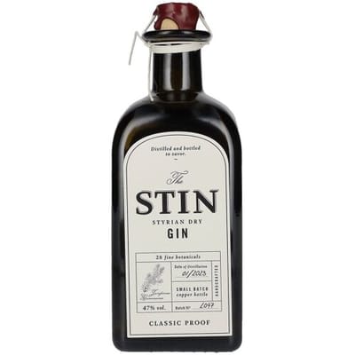 STIN Gin The STIN Styrian Dry Gin 47% Vol. 0,5l