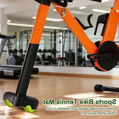 Rocker Plate Voet - Fiets Trainer Accessoire - Indoor Fietsen - Verhoogt Realisme - 21x15x6 cm - Geel