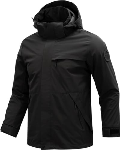 YOUTHUP Heren 3-in-1 outdoorjas met capuchon - Waterafstotend - S