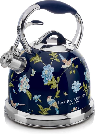Inductie Waterkoker - Klassieke Ketel - Snelle Thee Zetten - Comfortabel Handvat - 2.5 Liter - Marineblauw